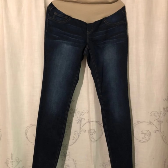 INDIGO BLUE MATERNITY JEANS MEDIUM - Picture 1 of 2